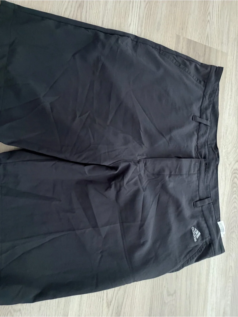 adidas Black Performance Golf Shorts with Logo